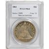 Image 3 : 1861 S$1 PR64 PCGS. Fully struck with deeply watery fi 