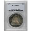 Image 3 : 1871 S$1 PR65 PCGS. The proof mintage in 1871 was 960 