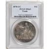 Image 3 : 1878-CC T$1 MS63 PCGS. The Carson City Mint concentrat 