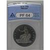 Image 3 : 1876 T$1 PR64 ANACS. Type One Obverse, Type Two Revers 