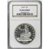 Image 3 : 1879 T$1 PR68 Cameo NGC. The trade dollar served sever 