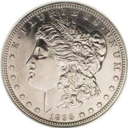 1895 S$1 --Cleaned, Scratched--ANACS. PR60 Details. Thi 