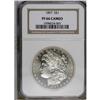 Image 3 : 1897 S$1 PR66 Cameo NGC. Essentially fully struck, sav 