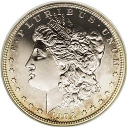 1902 S$1 PR65 Cameo NGC. The immensely deep reflectivi 