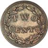 Image 2 : 1836 P2C Two Cents, Judd-54, Pollock-57, Low R.6, PR62 