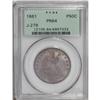 Image 3 : 1861 P50C Half Dollar, Judd-279, Pollock-330, Low R.7, 