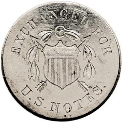 1863 10C Ten Cents, Judd-327, Pollock-397, High R.6, P 