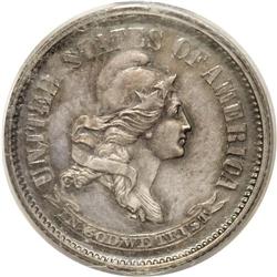1869 10C Standard Silver Ten Cents, Judd-696, Pollock- 