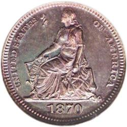 1870 H10C Half Dime, Judd-817, Pollock-906, High R.6, 