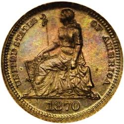 1870 H10C Half Dime, Judd-817, Pollock-906, High R.6, 