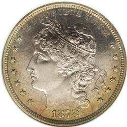 1878 S$1 Goloid Metric Dollar, Judd-1564, Pollock-1755 