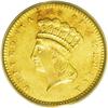 Image 1 : 1867 G$1 MS64 PCGS. Unbacked Federal paper money drove 