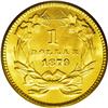 Image 2 : 1879 G$1 MS66 PCGS. This is an impressive example with 