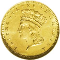 1880 G$1 MS67 NGC. This gorgeous Superb Gem features f 