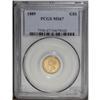 Image 3 : 1889 G$1 MS67 PCGS. A gorgeous Superb Gem that has a n 
