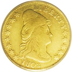 1802/1 $2 1/2 VF20 PCGS. Breen-6118, BD-3, R.5. While 