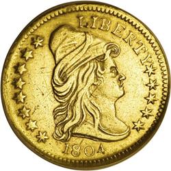 1804 $2 1/2 14 Star Reverse--Improperly Cleaned--NCS. 