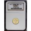 Image 3 : 1843-C $2 1/2 Large Date, Plain 4 AU55 NGC. Variety 5- 