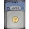Image 1 : 1892 $2 1/2 AU58 ANACS. A nicely struck yellow-gold ex 