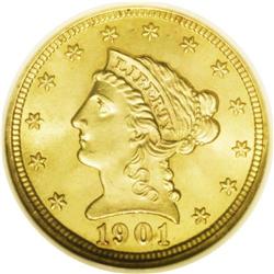 1901 $2 1/2 MS66 NGC. Another of those illustrious few 