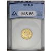 Image 3 : 1905 $2 1/2 MS66 ANACS. This attractive gold type coin 
