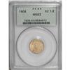 Image 1 : 1908 $2 1/2 MS63 PCGS. This well struck introductory y 