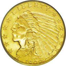 1909 $2 1/2 MS65 PCGS. A nice-looking Gem specimen, w 