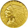 Image 1 : 1911-D $2 1/2 MS62 NGC. Satiny yellow-gold surfaces ex 