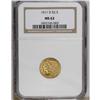Image 3 : 1911-D $2 1/2 MS62 NGC. Satiny yellow-gold surfaces ex 