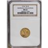 Image 1 : 1914 $2 1/2 MS62 NGC. Ex: Seminole Collection. The dee 