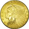 Image 1 : 1915 $2 1/2 MS64 PCGS. The highly lustrous yellow-gold 