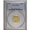Image 1 : 1927 $2 1/2 MS64 PCGS. A nicely struck example with ho 