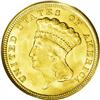 Image 1 : 1854 $3 MS64 PCGS. This first-year of issue three doll 