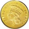 Image 1 : 1855 $3 MS62 PCGS. Mintage of the 1855 issue was left 