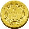 Image 2 : 1859 $3 AU58 NGC. With only 15,558 pieces struck, the 