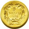 Image 2 : 1878 $3 MS61 NGC. This attractive gold type coin has r 