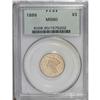 Image 3 : 1886 $3 MS60 PCGS. There is strictly no sign of wear, 