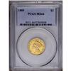 Image 3 : 1889 $3 MS64 PCGS. During the final year of production 
