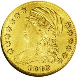 1810 $5 Small Date, Tall 5--Cleaned--ANACS. AU Details 