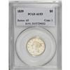 Image 1 : 1839 $5 AU53 PCGS. A delightful yellow-gold example wi 