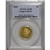 Image 3 : 1842 $5 Large Letters AU58 PCGS. This is an attractive 