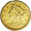 1857-D $5 XF45 PCGS. Variety 34-CC. This honey-gold Da 