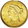 1875-S $5 AU58 PCGS. The 1875-S is rare regardless of 