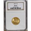 Image 1 : 1899 $5 MS64 NGC. The peach-gold surfaces have pleasin 