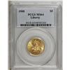 Image 1 : 1908 $5 MS64 PCGS. A lovely butter-yellow near-Gem tha 