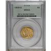 Image 3 : 1909-D $5 MS63 PCGS. This well struck Indian half eagl 