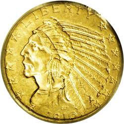 1910-S $5 MS63 PCGS. A better date within the Indian h 