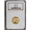 Image 1 : 1911 $5 MS62 NGC. The yellow-gold surfaces have strong 
