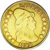 Image 1 : 1799 $10 Large Stars Obverse Fine 15 PCGS. 