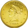 Image 1 : 1850 $10 Large Date MS61 PCGS. Ex: Bass. Extremely pro 